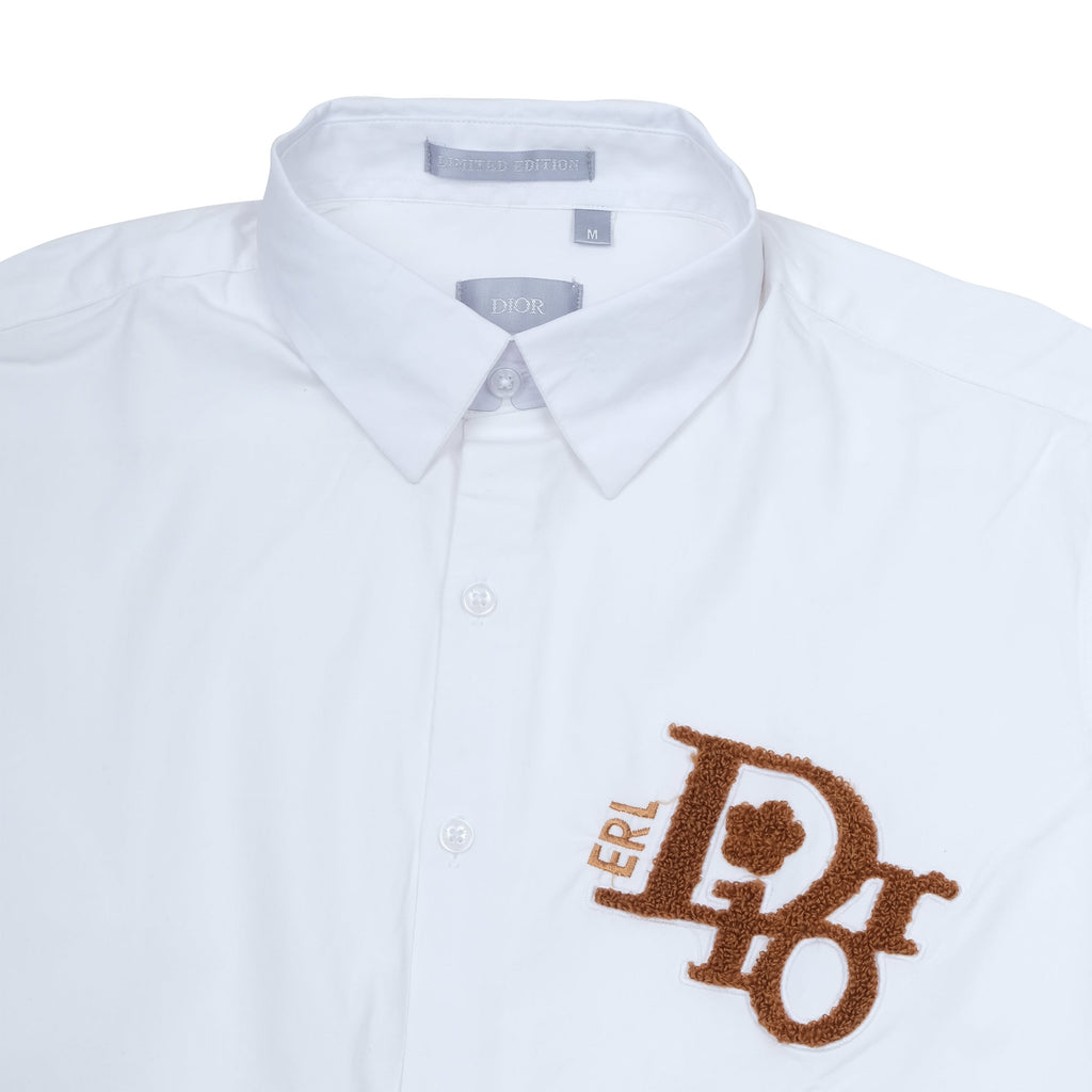 DIOR Frosted Pearl Classic Fit Long Sleeve Shirt
