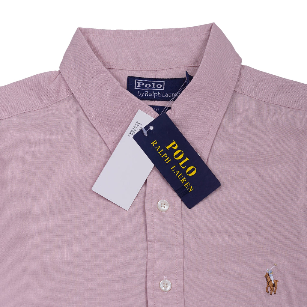 POLO RALPH LAUREN Serene Blush Classic Fit Short Sleeve Button-Down Shirt