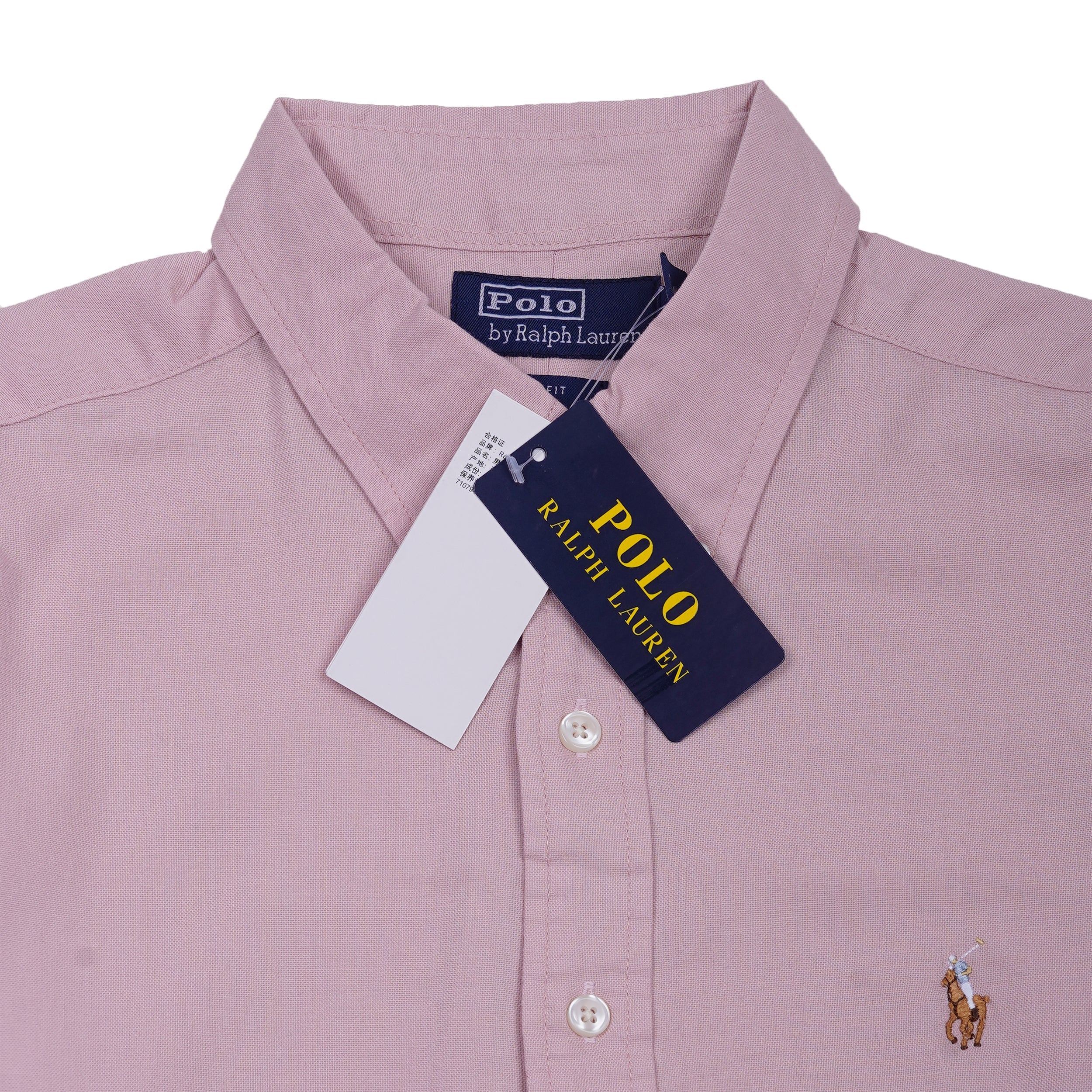 POLO RALPH LAUREN Serene Blush Classic Fit Short Sleeve Button-Down Shirt