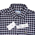 LACOSTE Lucent Sable Umber Tailored Fit Long Sleeve Check Shirt