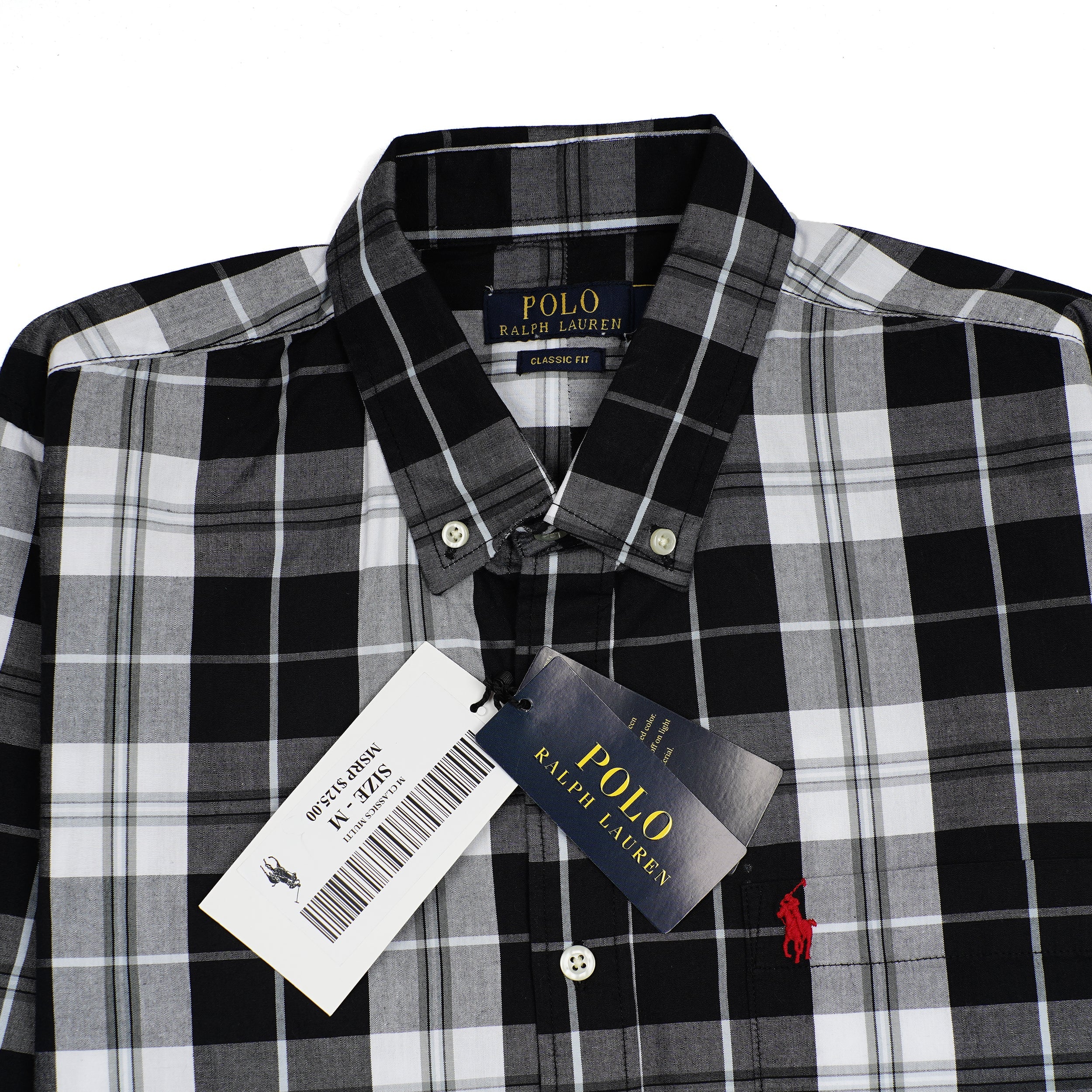 POLO RALPH LAUREN Untamed Onyx Regular Fit Long Sleeve Check Shirt