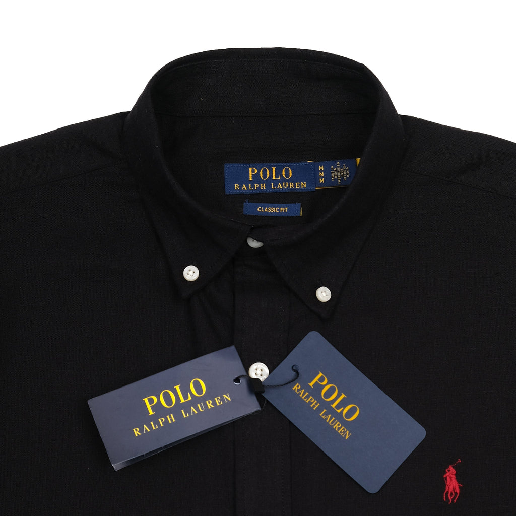 POLO RALPH LAUREN Embered Onyx Classic Fit Long Sleeve Button-Up Shirt