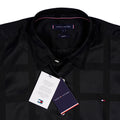 TOMMY HILFIGER Prismatic Charcoal Slim Fit Long Sleeve Shirt