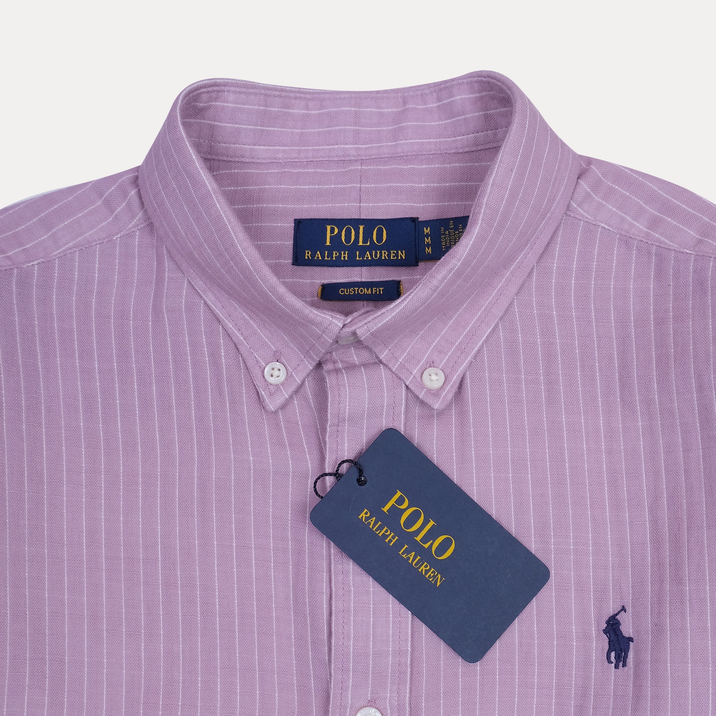 POLO RALPH LAUREN Serene Lilac Custom Fit Long Sleeve Dress Shirt