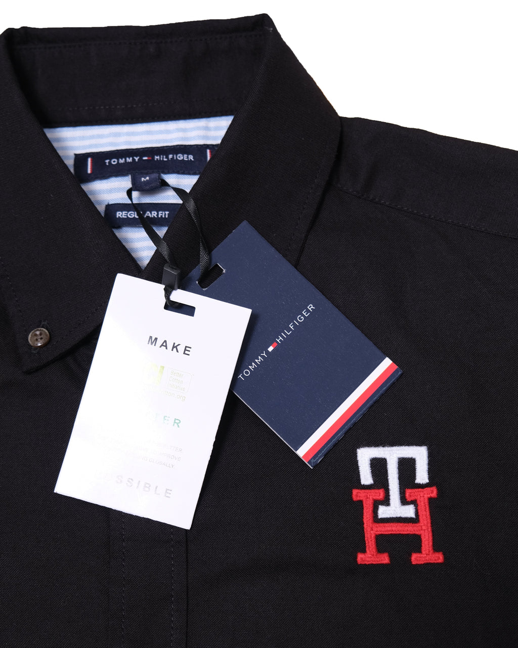 TOMMY HILFIGER Midnight Onyx Classic Fit Long Sleeve Oxford Shirt