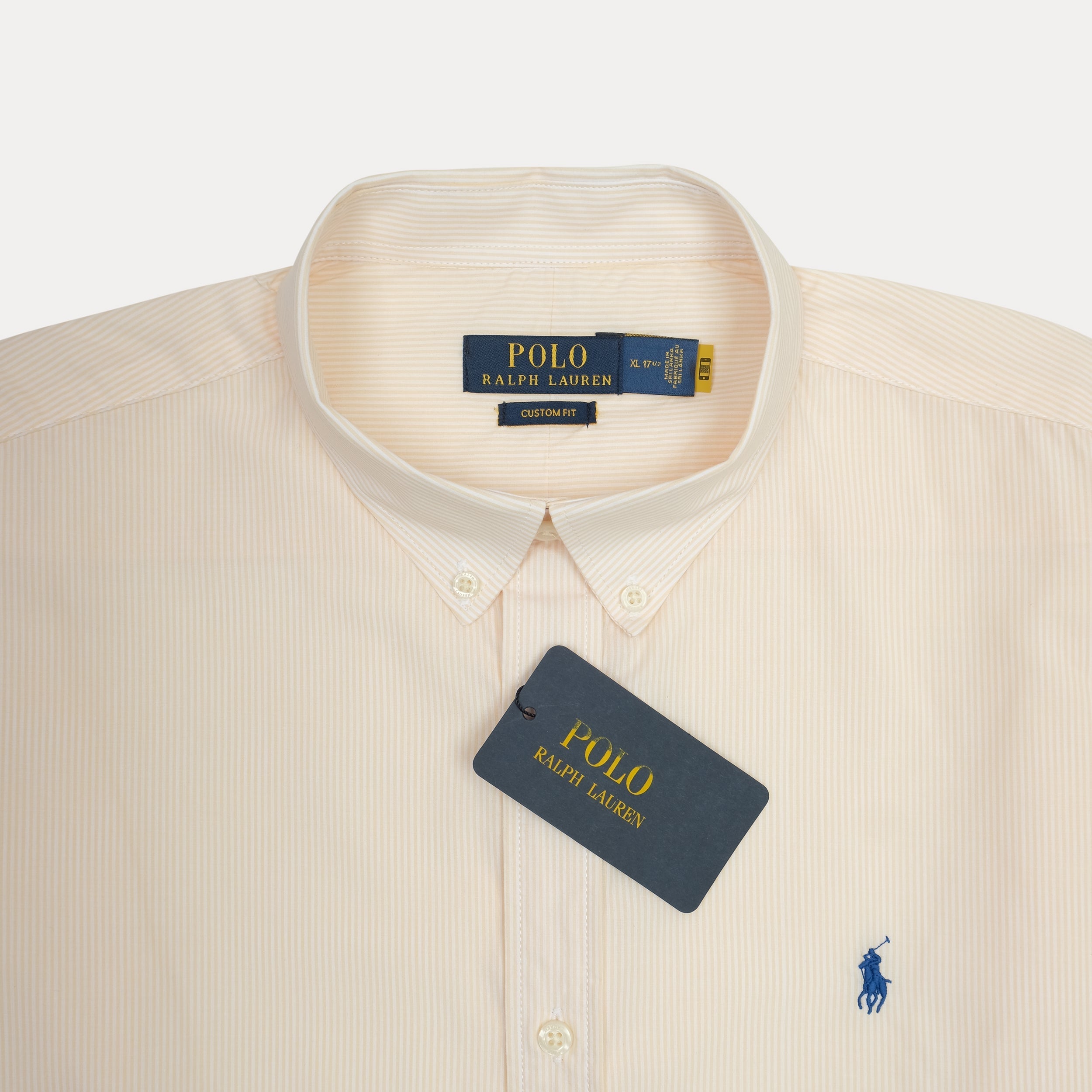 POLO RALPH LAUREN Serene Peach Tailored Fit Long Sleeve Button-Down Shirt