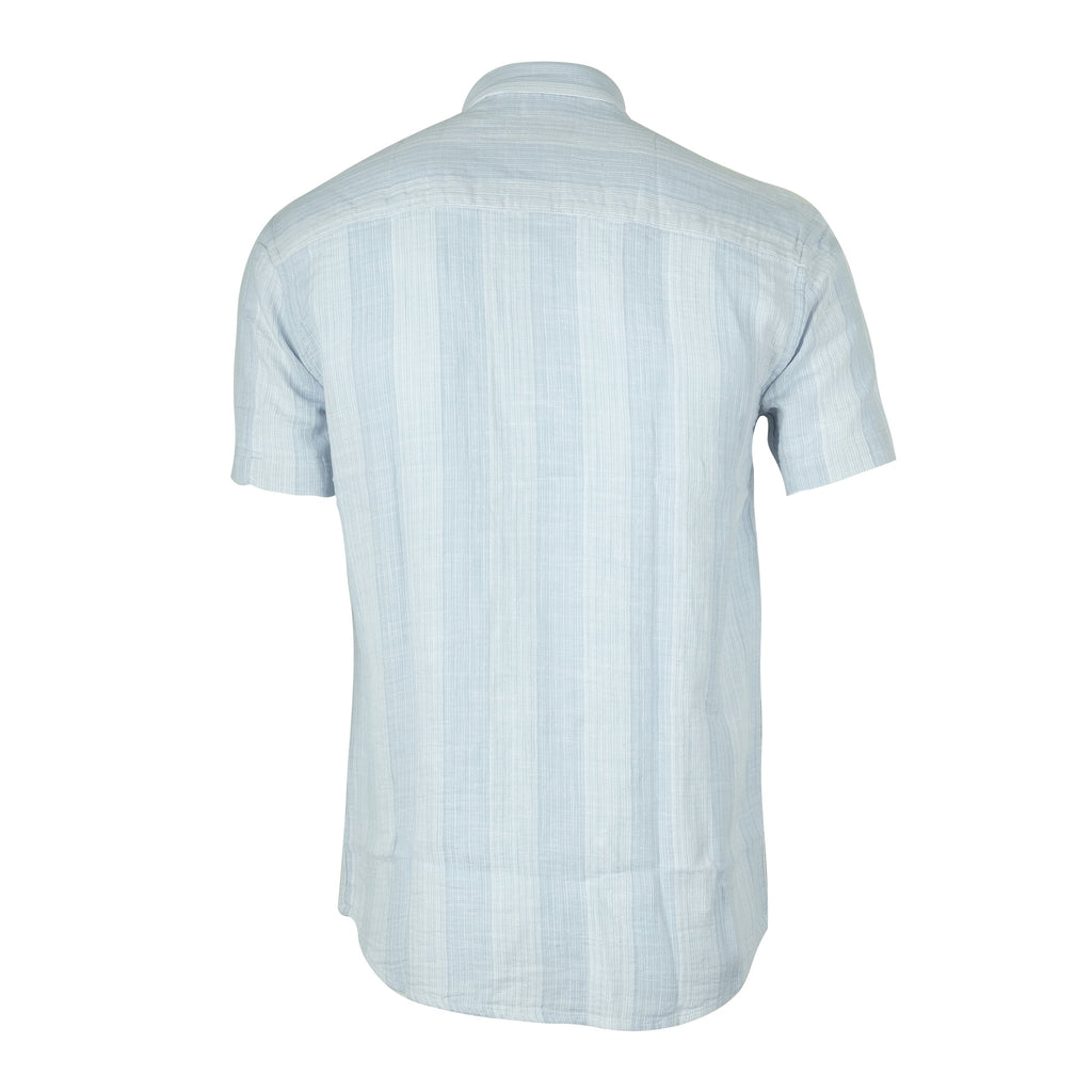 TOMMY HILFIGER Serene Sky Slim Fit Short Sleeve Casual Shirt