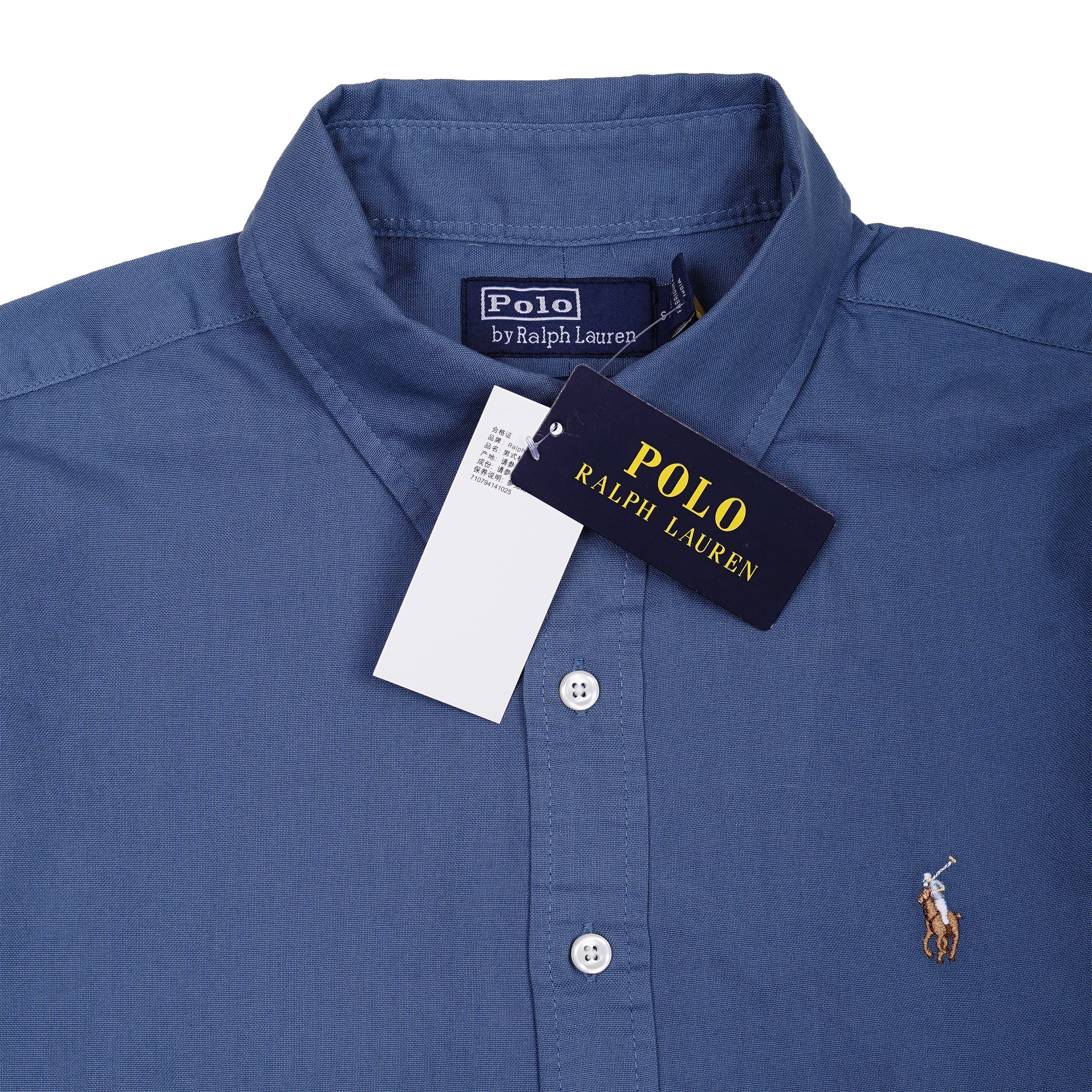 POLO RALPH LAUREN Oceanic Slate Relaxed Fit Short Sleeve Button-Down Shirt