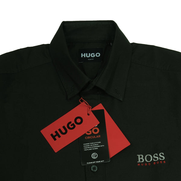 HUGO BOSS Enchanted Pine Slim Fit Long Sleeve Shirt