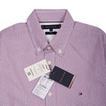 TOMMY HILFIGER Blush Plum Tailored Fit Long Sleeve Button-Up Shirt