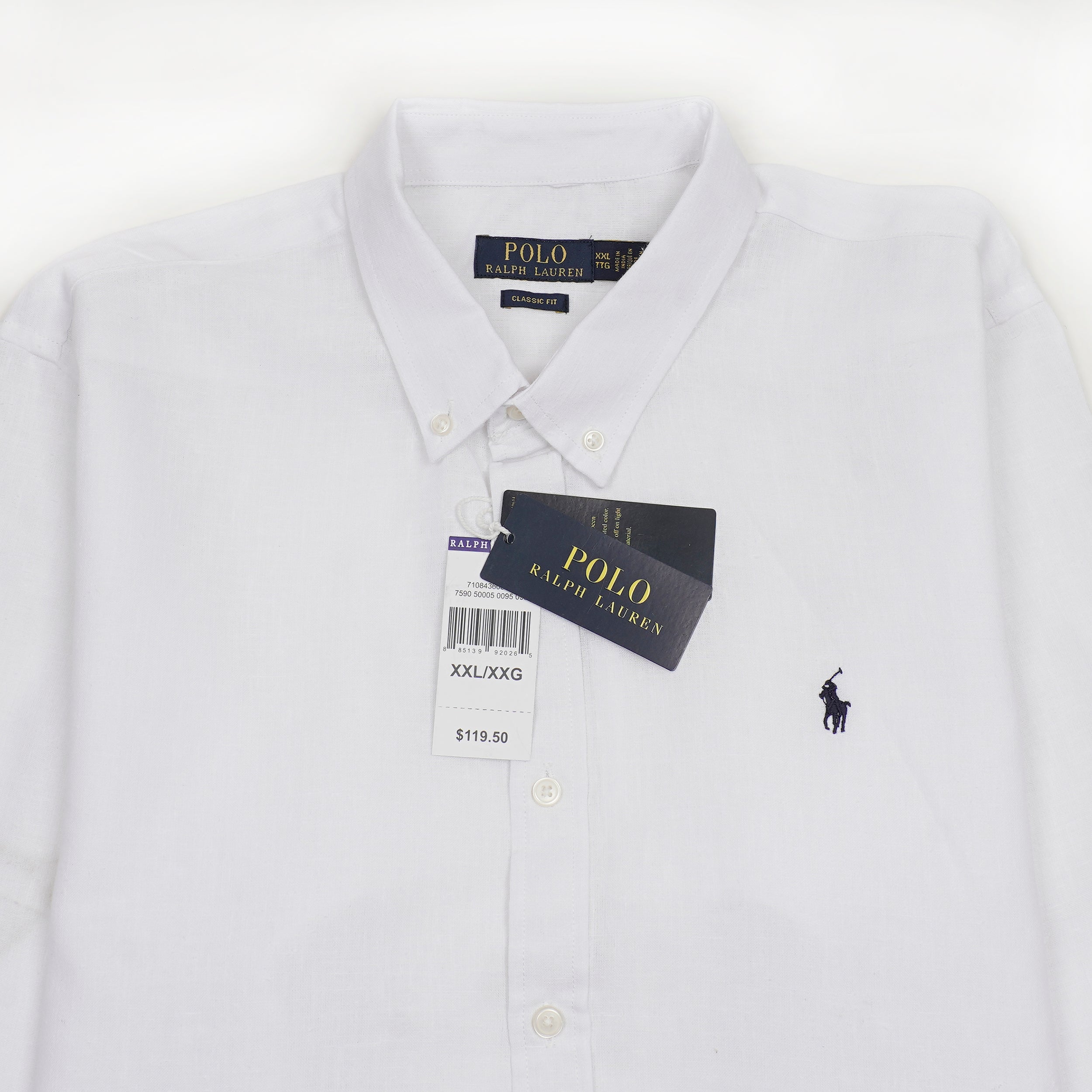 POLO RALPH LAUREN Radiant Pearl Slim Fit Long Sleeve Oxford Shirt