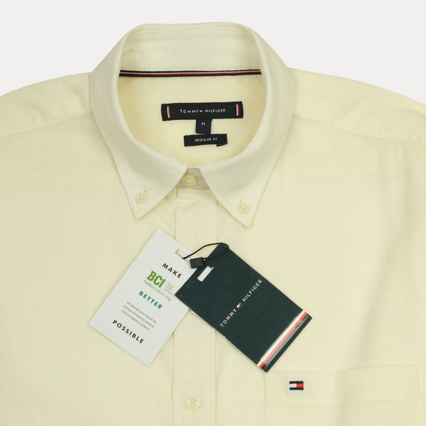 TOMMY HILFIGER Lemonade Whisper Classic Fit Long Sleeve Button-Down Shirt