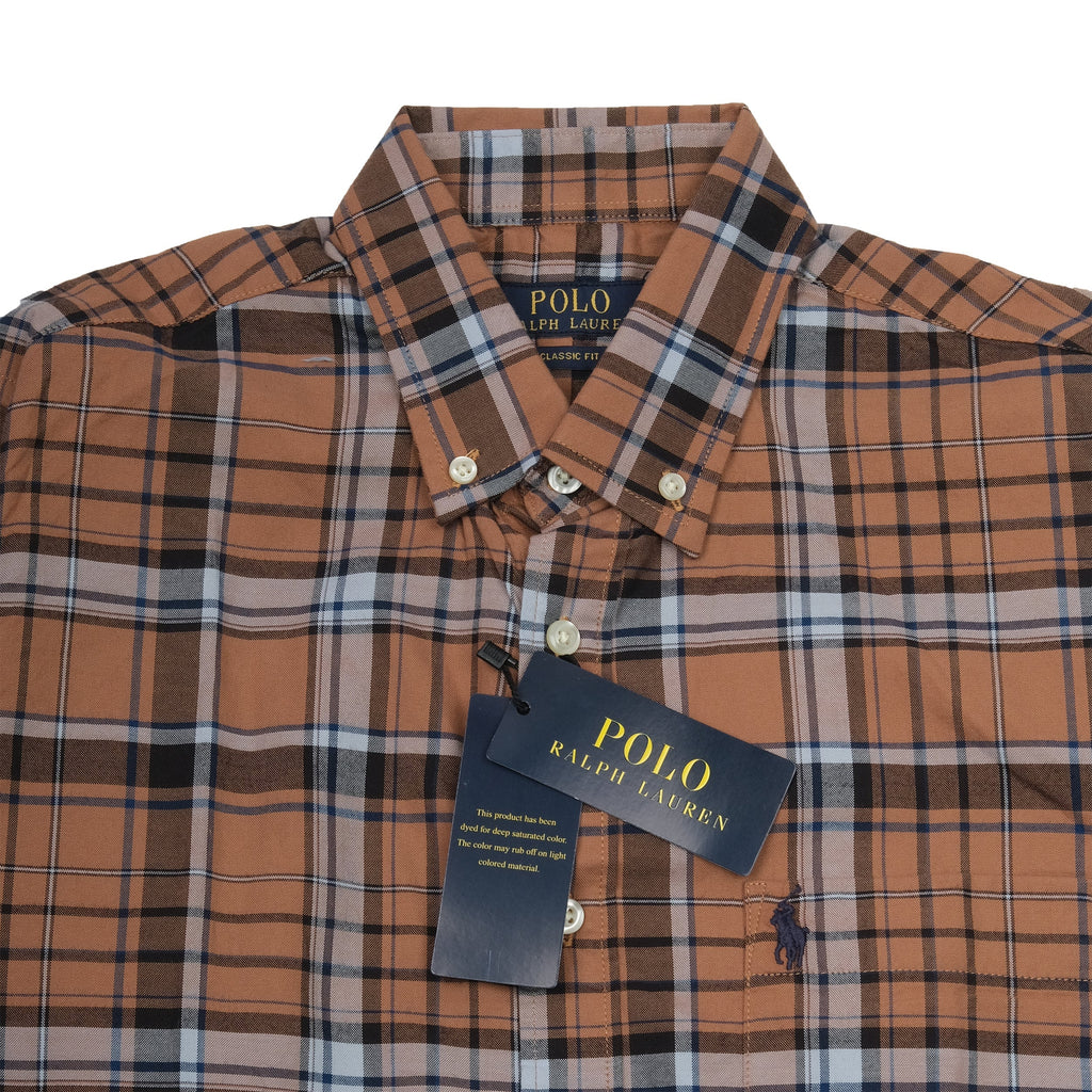 POLO RALPH LAUREN Autumn Spice Classic Fit Plaid Button-Down Shirt