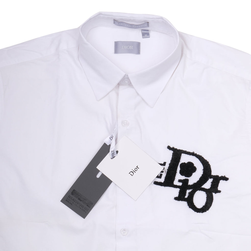 DIOR Frosted Pearl Classic Fit Long Sleeve Shirt