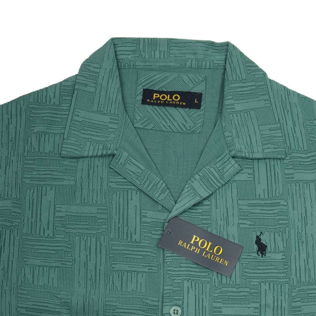 POLO RALPH LAUREN Oceanic Teal Slim Fit Short Sleeve Shirt