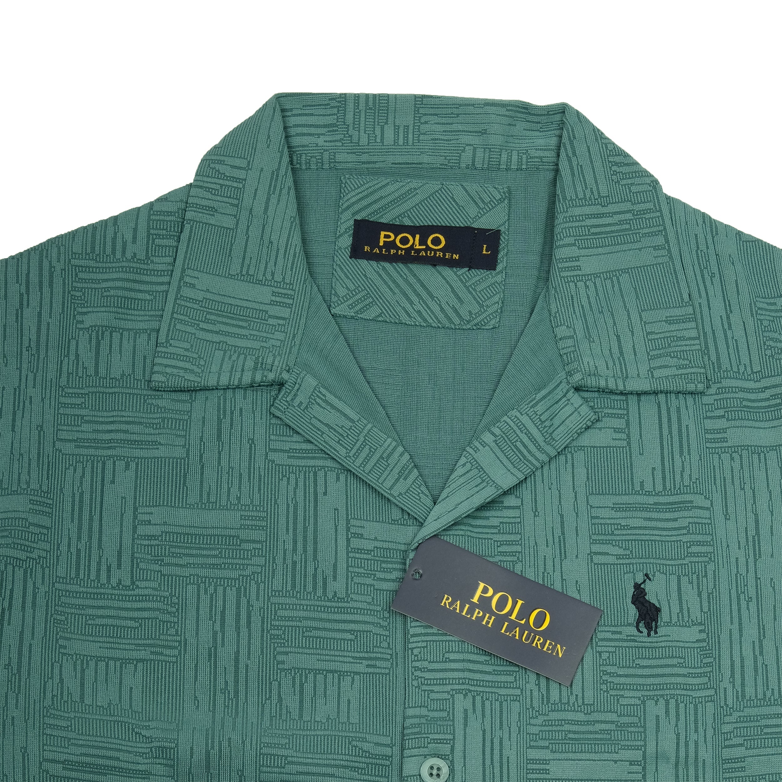 POLO RALPH LAUREN Oceanic Teal Slim Fit Short Sleeve Shirt