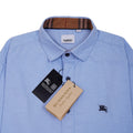 BURBERRY Prismatic Azure Classic Fit Long Sleeve Shirt