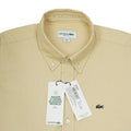 LACOSTE Golden Wheat Classic Fit Long Sleeve Button-Down Shirt