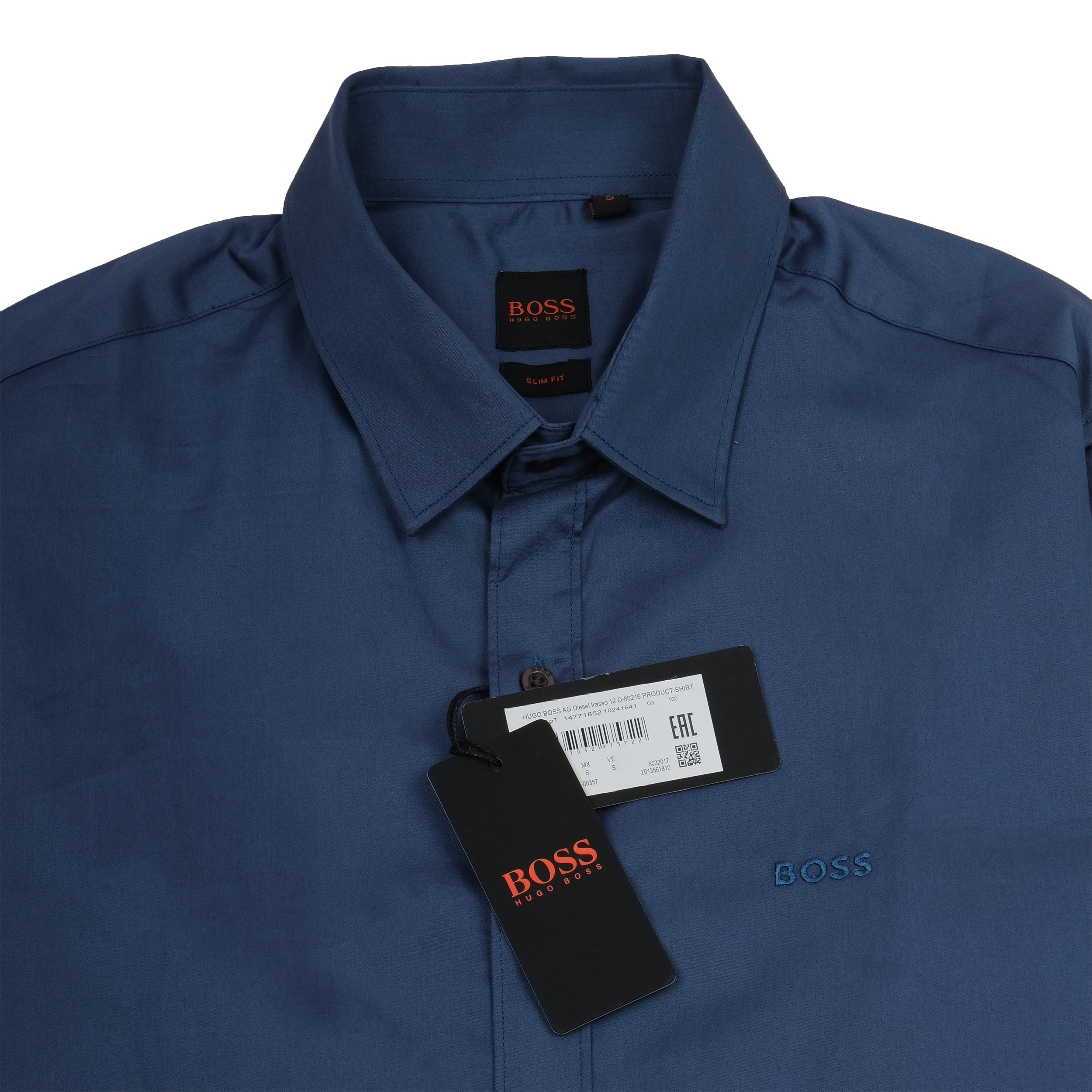 BOSS Twilight Navy Classic Fit Long Sleeve Shirt