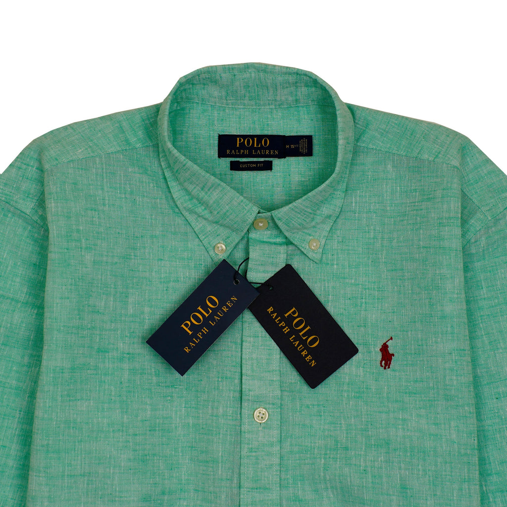 POLO RALPH LAUREN Radiant Juniper Smoke Classic Fit Long Sleeve Shirt