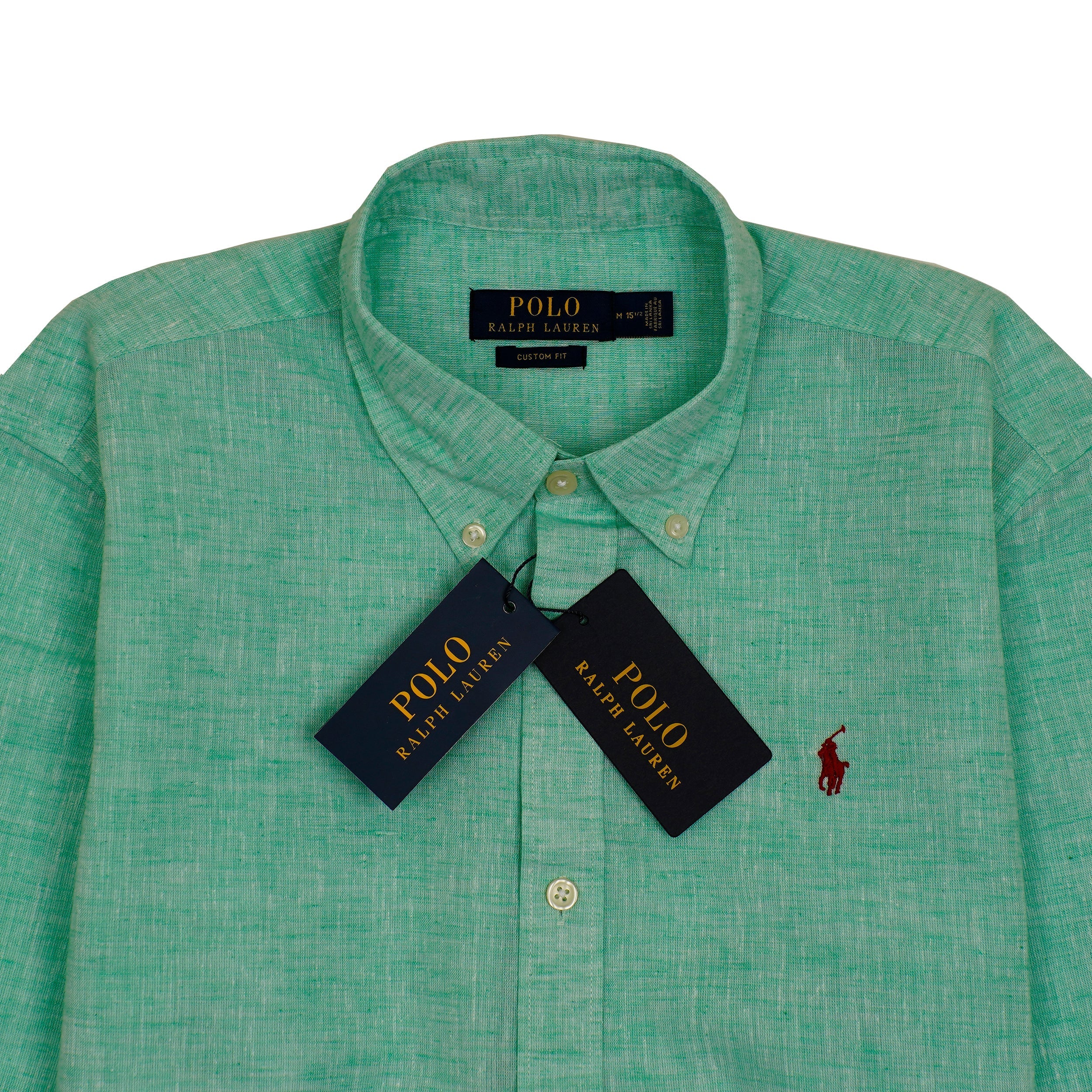 POLO RALPH LAUREN Radiant Juniper Smoke Classic Fit Long Sleeve Shirt