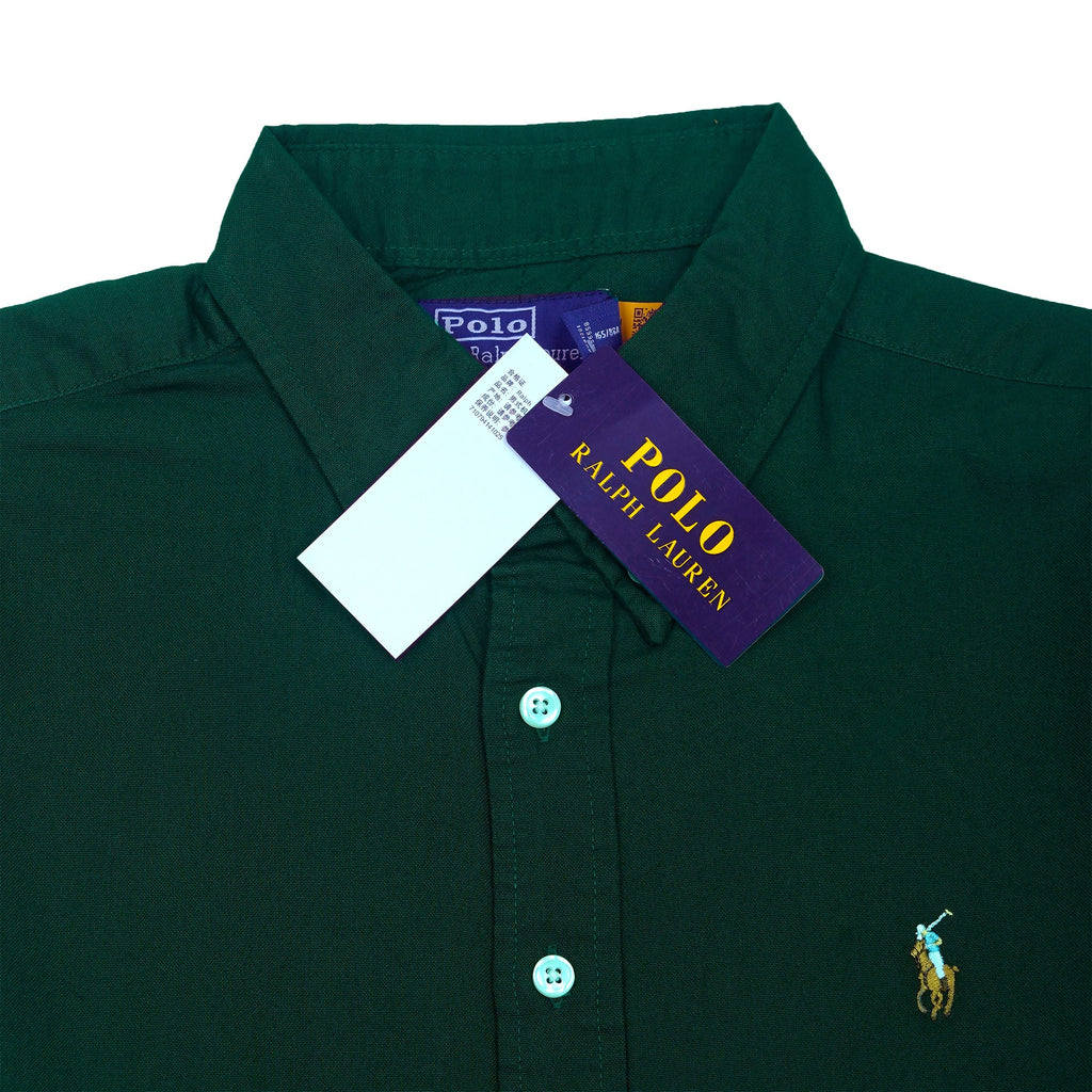POLO RALPH LAUREN Mystic Forest Classic Fit Short Sleeve Button-Down Shirt