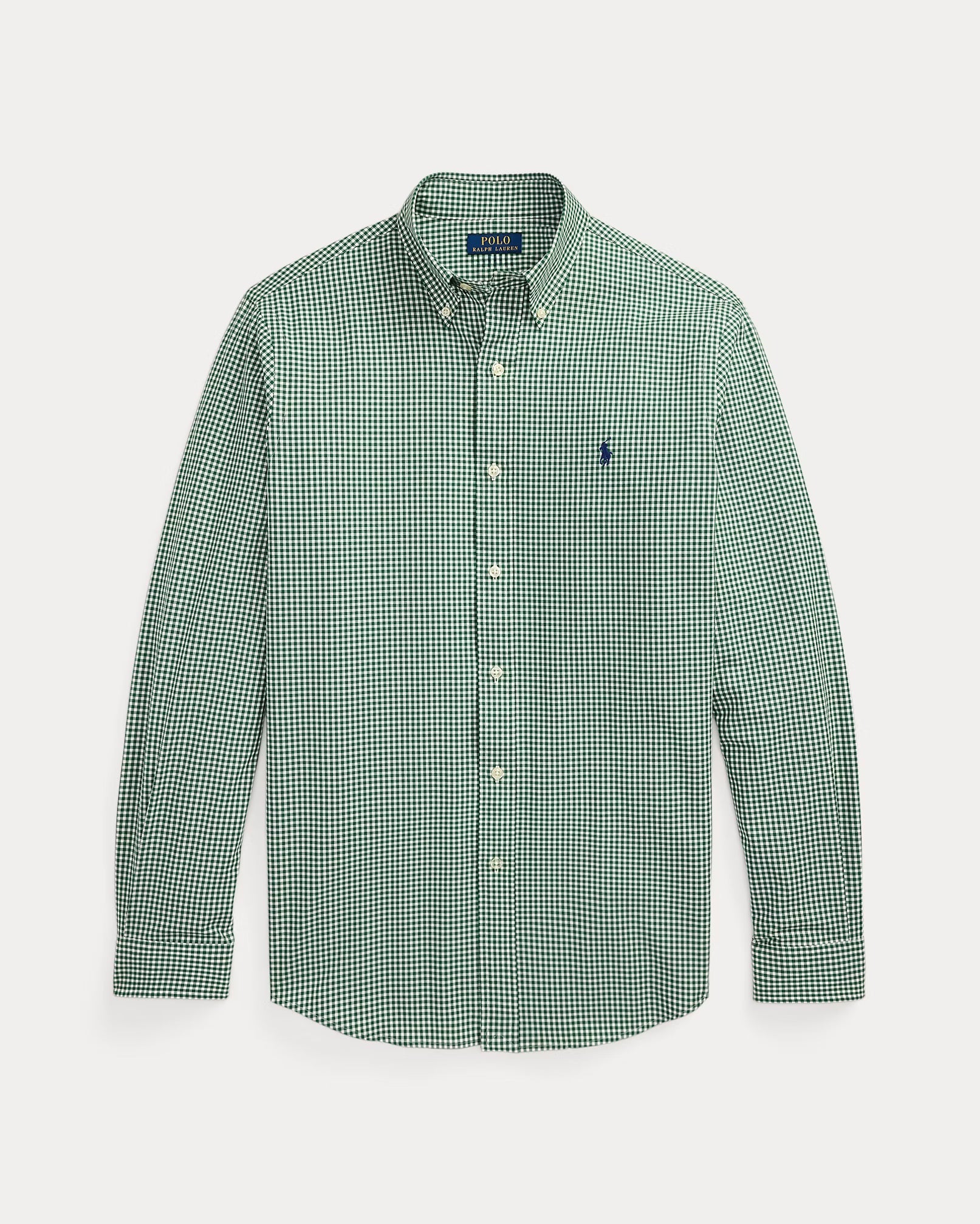 POLO RALPH LAUREN Mystic Pine Classic Fit Long Sleeve Gingham Shirt