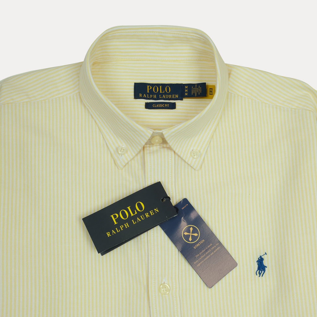 POLO RALPH LAUREN Radiant Lemonade Classic Fit Long Sleeve Striped Button-Down Shirt