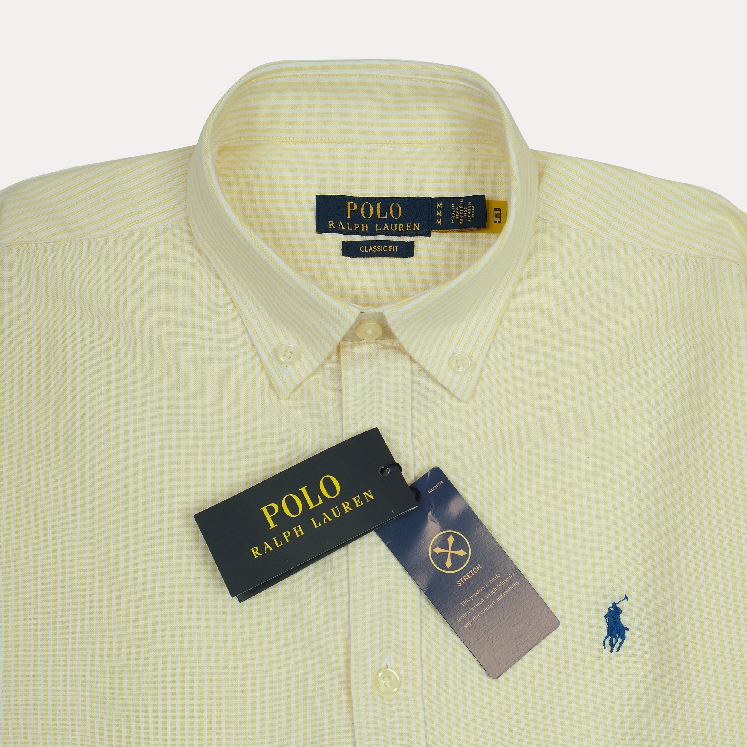 POLO RALPH LAUREN Radiant Lemonade Classic Fit Long Sleeve Striped Button-Down Shirt