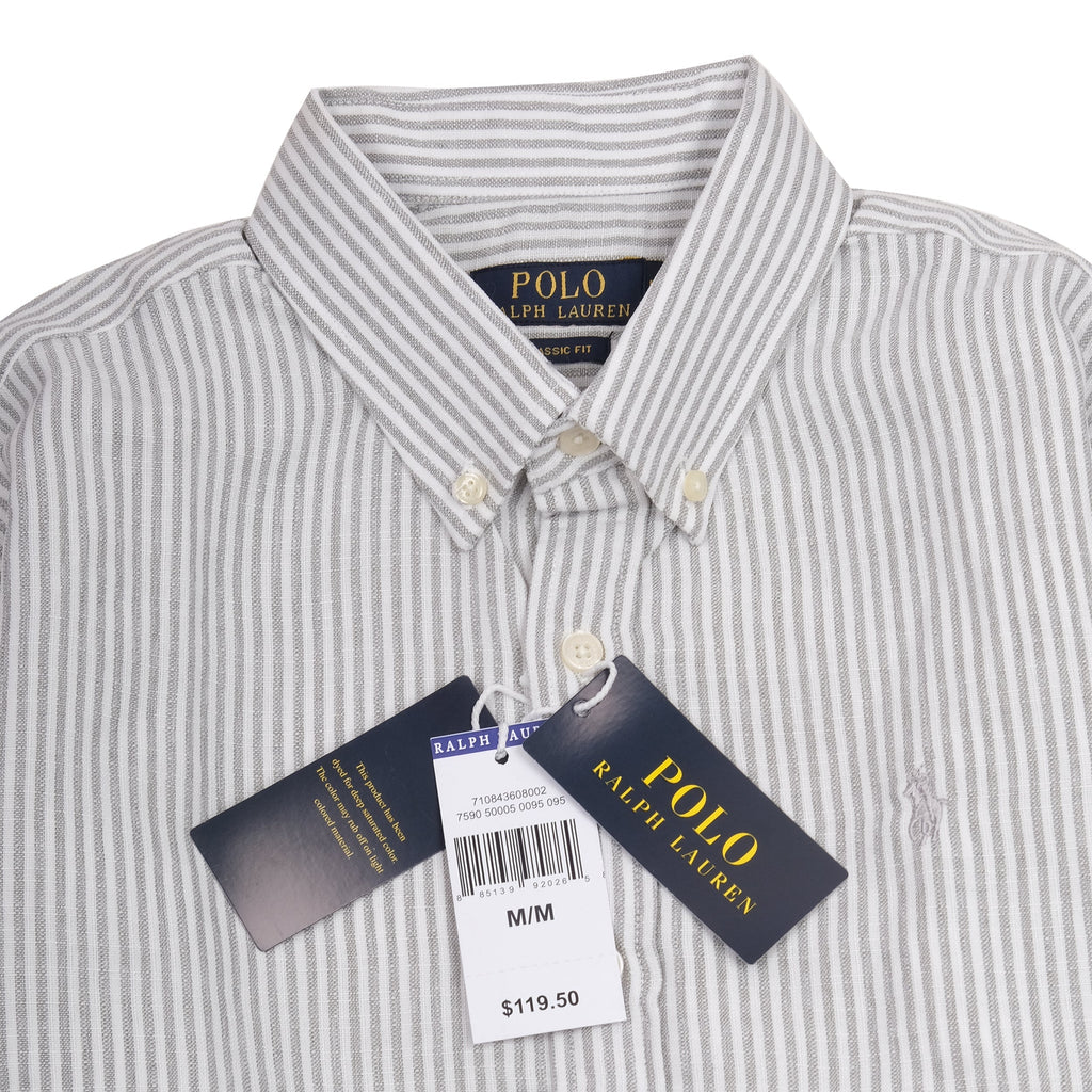 POLO RALPH LAUREN Celestial Mist Classic Fit Striped Button-Down Shirt