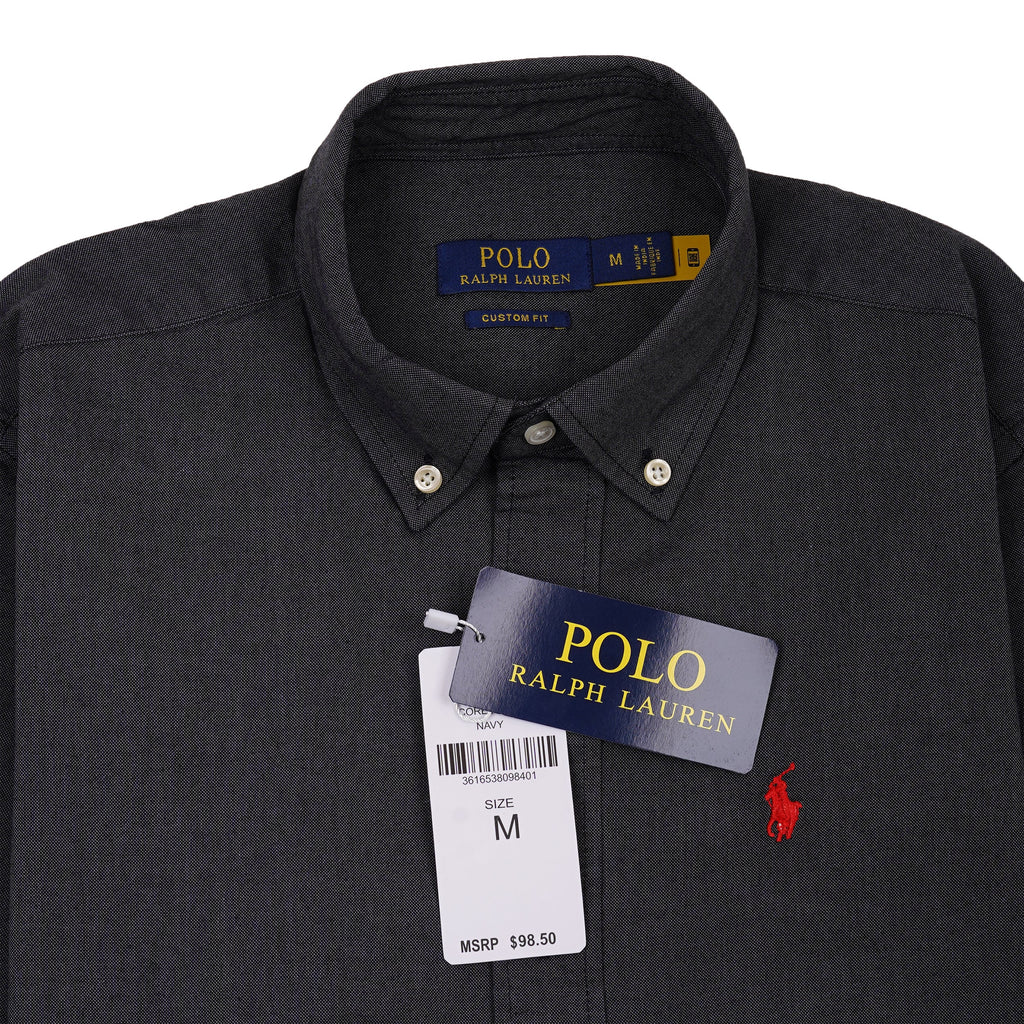 POLO RALPH LAUREN Midnight Indigo Custom Fit Long Sleeve Button-Down Shirt