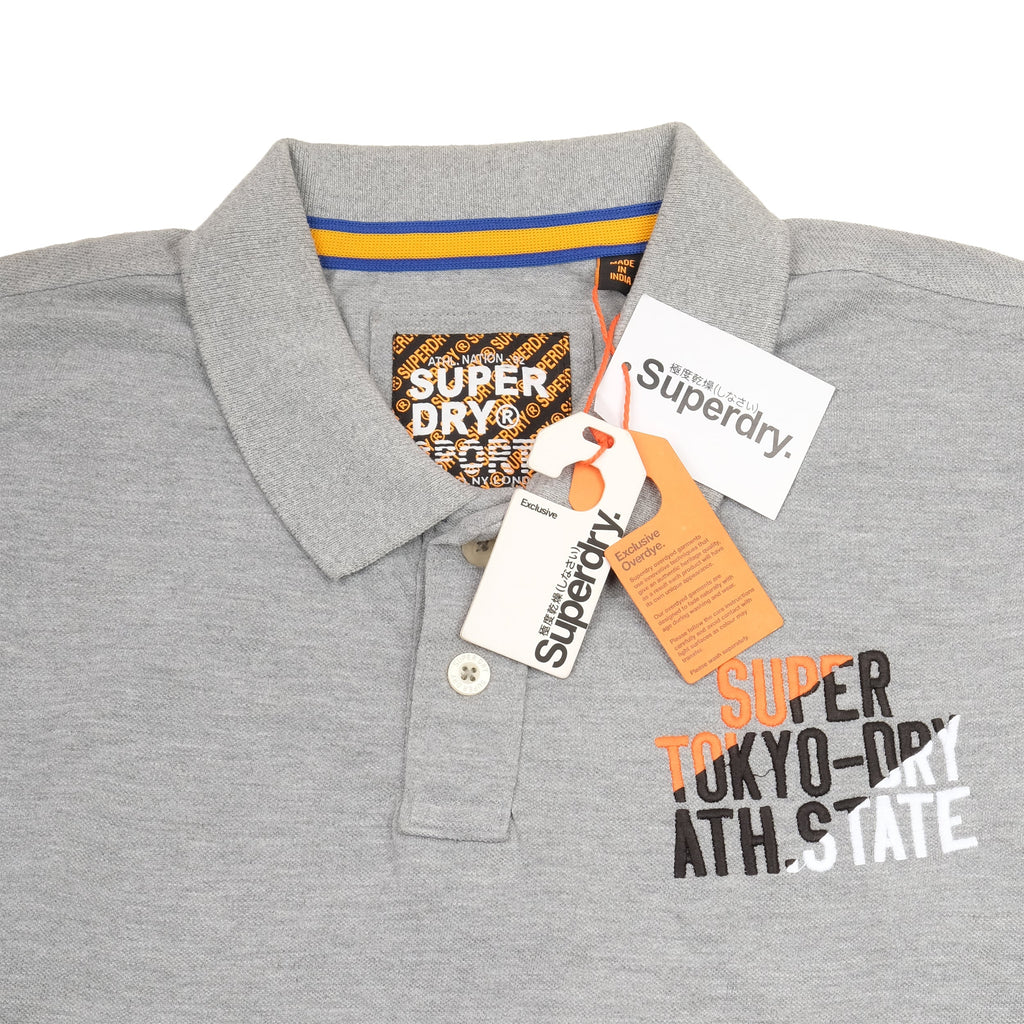 SUPERDRY Urban Slate Slim Fit Piqu�� Polo Shirt