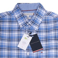 TOMMY HILFIGER Serene Azure Tailored Fit Long Sleeve Checked Shirt