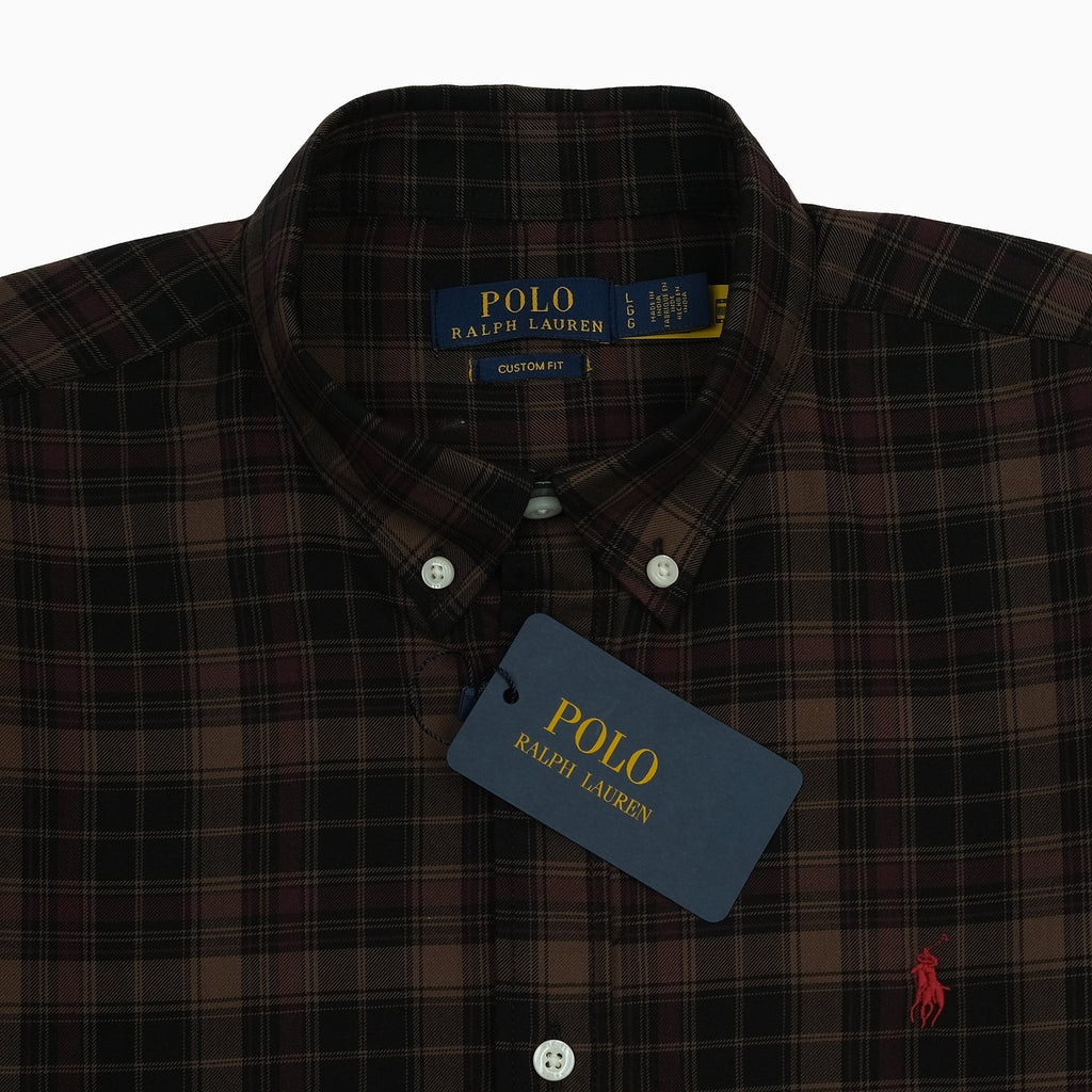 POLO RALPH LAUREN Custom Fit Plaid Button-Down Shirt