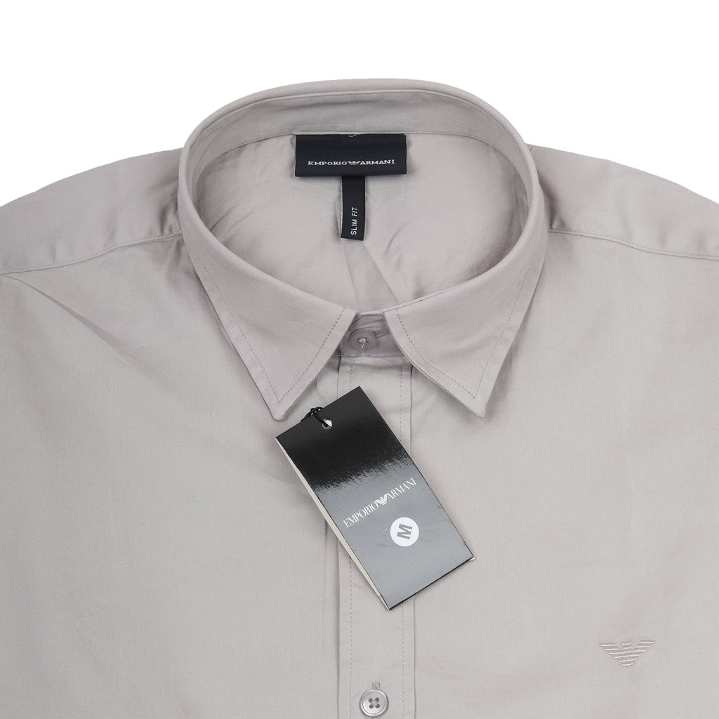 EMPORIO ARMANI Ethereal Stone Classic Fit Long Sleeve Shirt