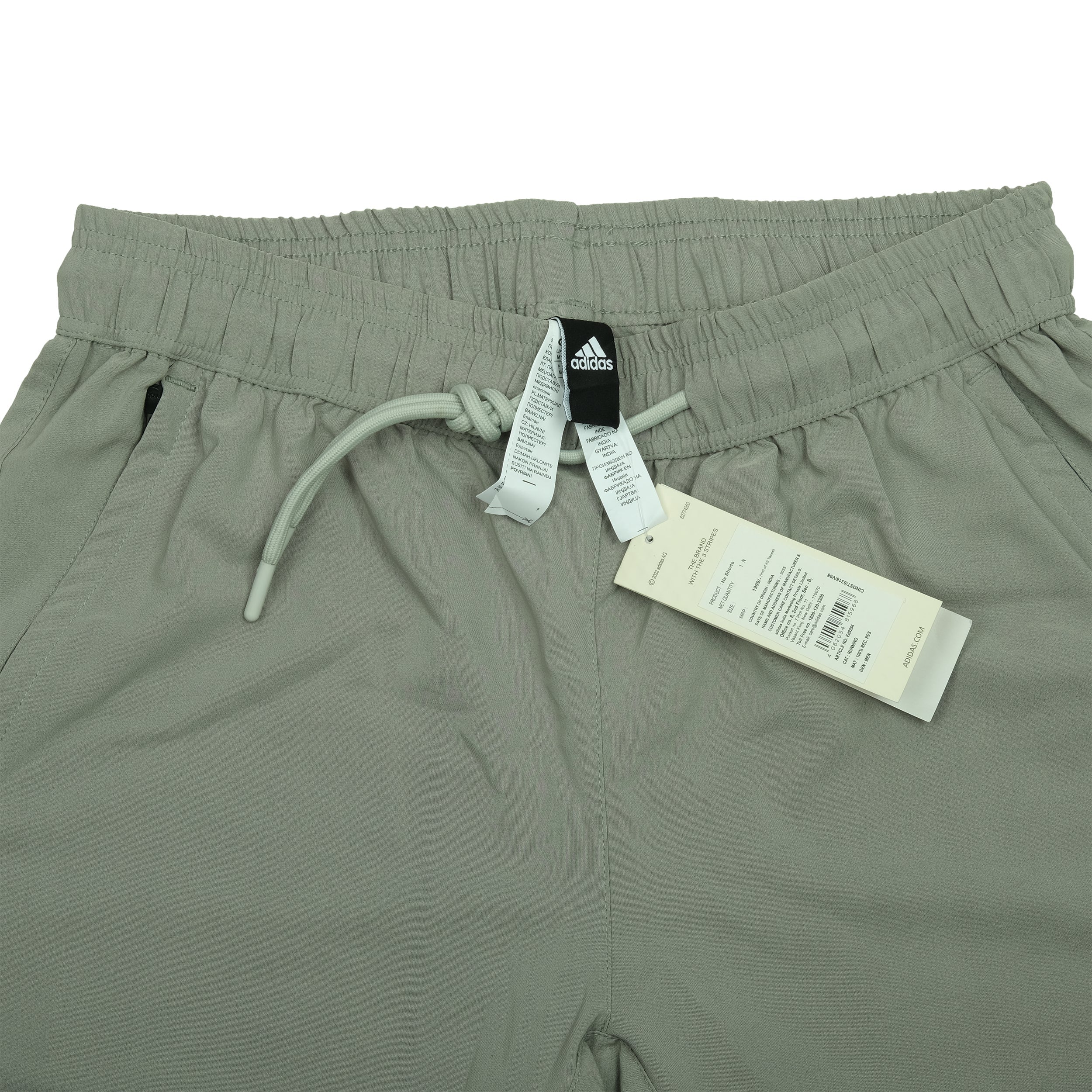 ADIDAS Enchanted Sage Tailored Fit Athletic Training Shorts