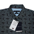 TOMMY HILFIGER Opulent Slate Tailored Fit Long Sleeve Button-Down Shirt
