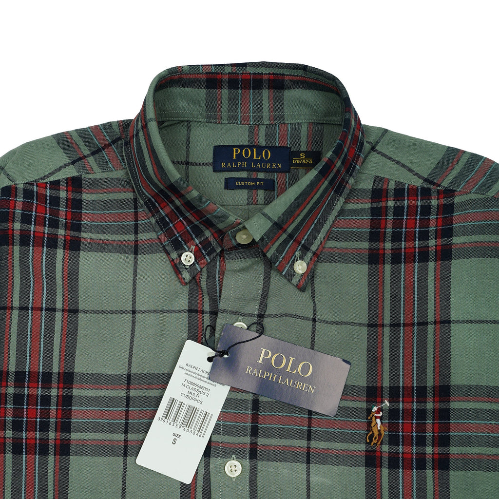 POLO RALPH LAUREN Opulent Fern Custom Fit Long Sleeve Shirt