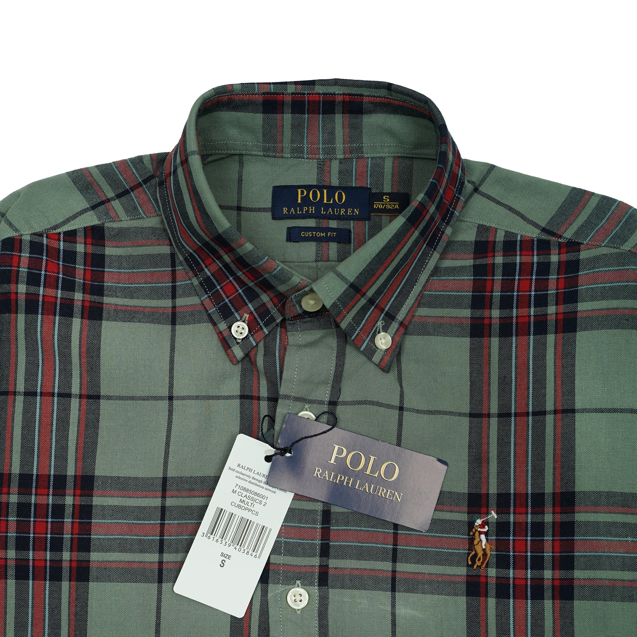 POLO RALPH LAUREN Opulent Fern Custom Fit Long Sleeve Shirt