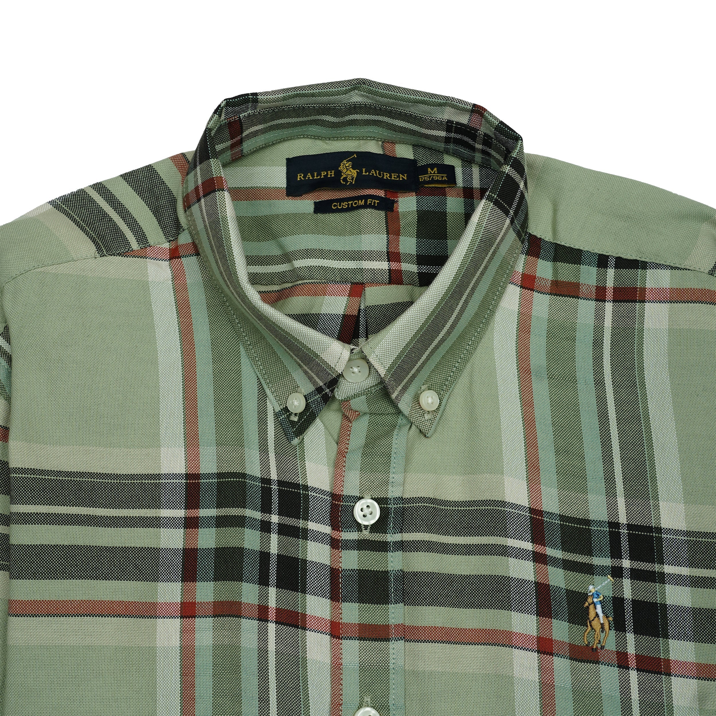 RALPH LAUREN Astral Pine Tailored Fit Long Sleeve Button-Down Shirt
