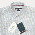 TOMMY HILFIGER Twilight Quartz Tailored Fit Long Sleeve Button-Up Shirt