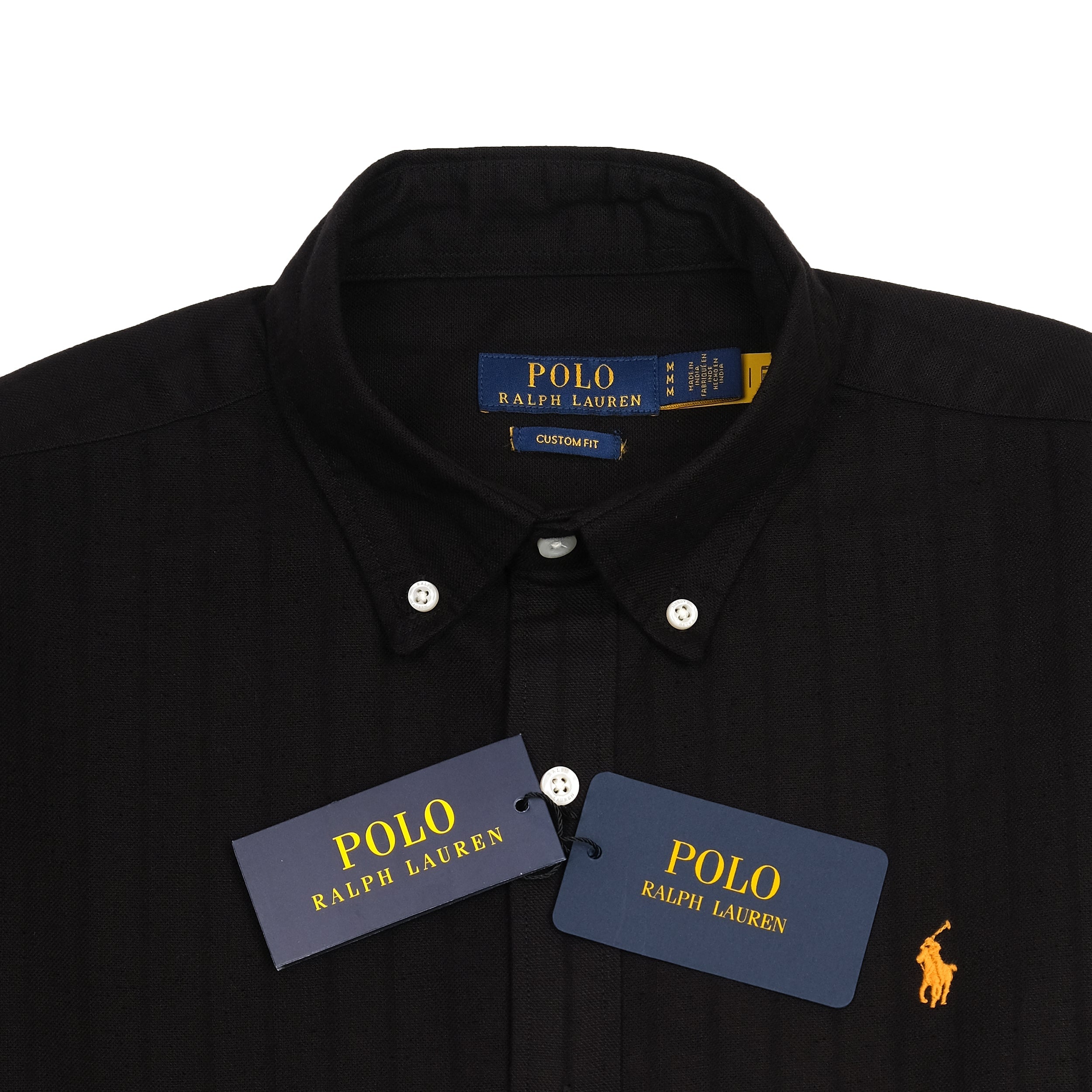 POLO RALPH LAUREN Obsidian Velvet Luxe Custom Fit Long Sleeve Button-Up Shirt