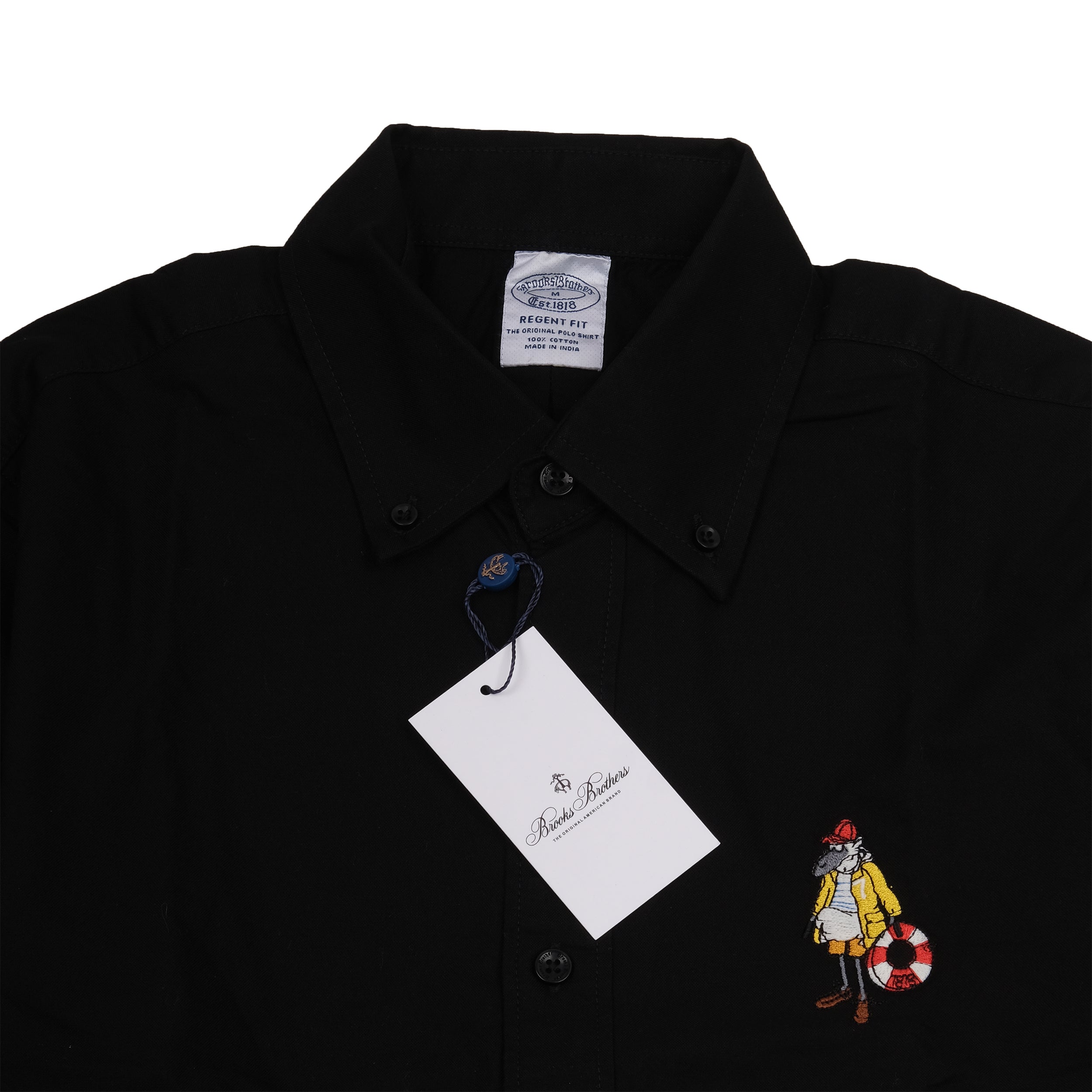 BROOKS BROTHERS Obsidian Ember Slim Fit Long Sleeve Shirt