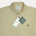 BROOKS BROTHERS Warm Sand Tailored Fit Long Sleeve Button-Up Shirt