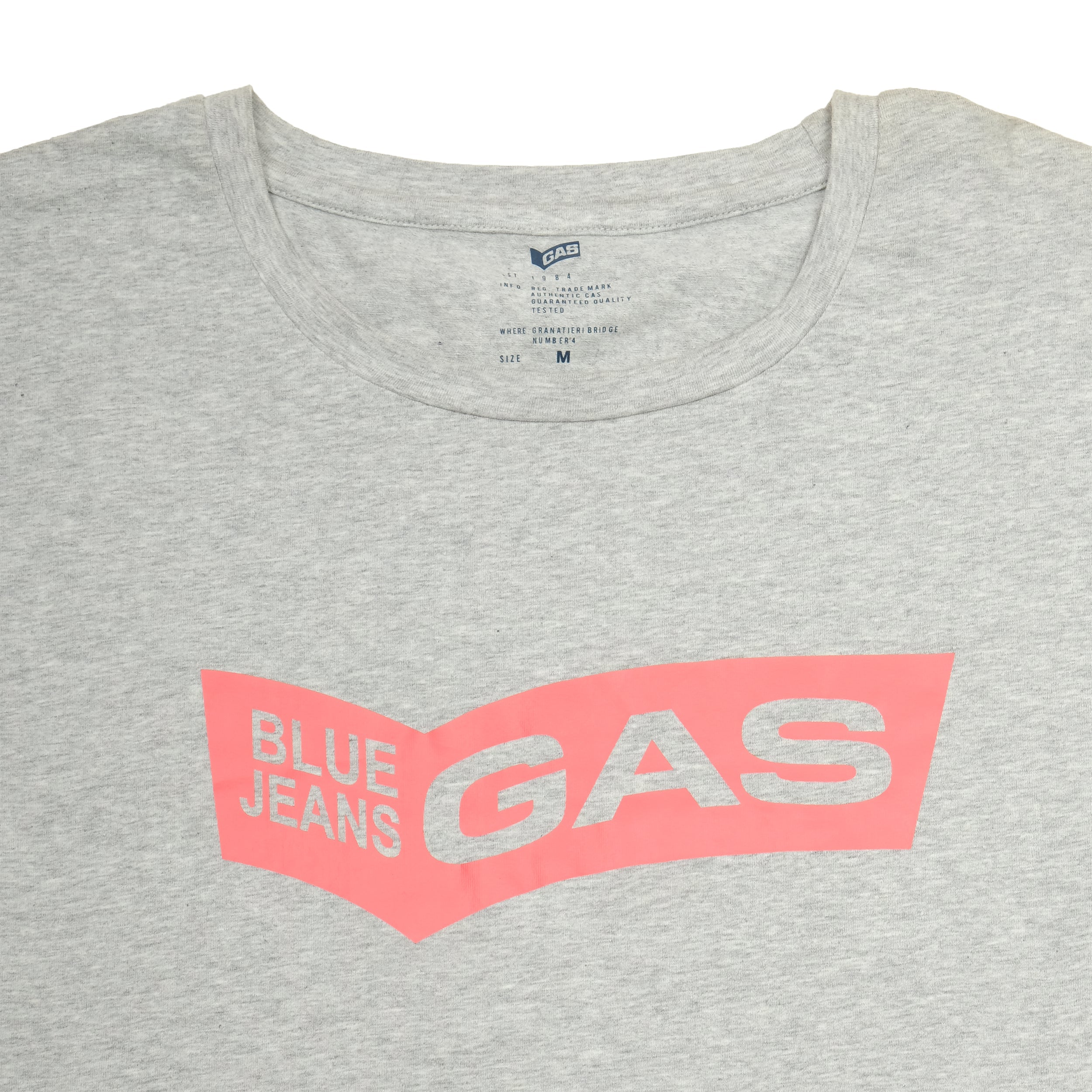 GAS Silver Mist Casual Fit Short Sleeve Graphic Tee