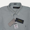 POLO RALPH LAUREN Tranquil Slate Slim Fit Long Sleeve Button-Down Shirt