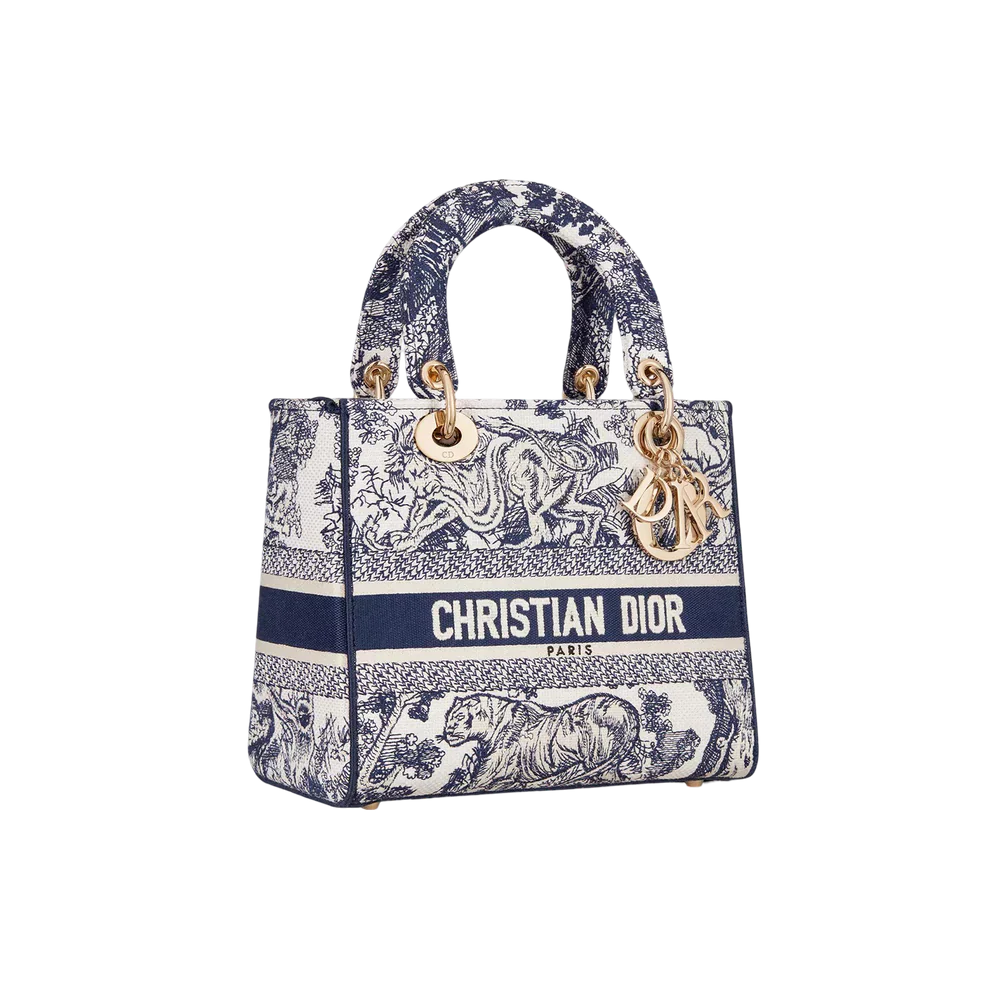 DIOR Celestial Sapphire Iconic Mini Tote Bag