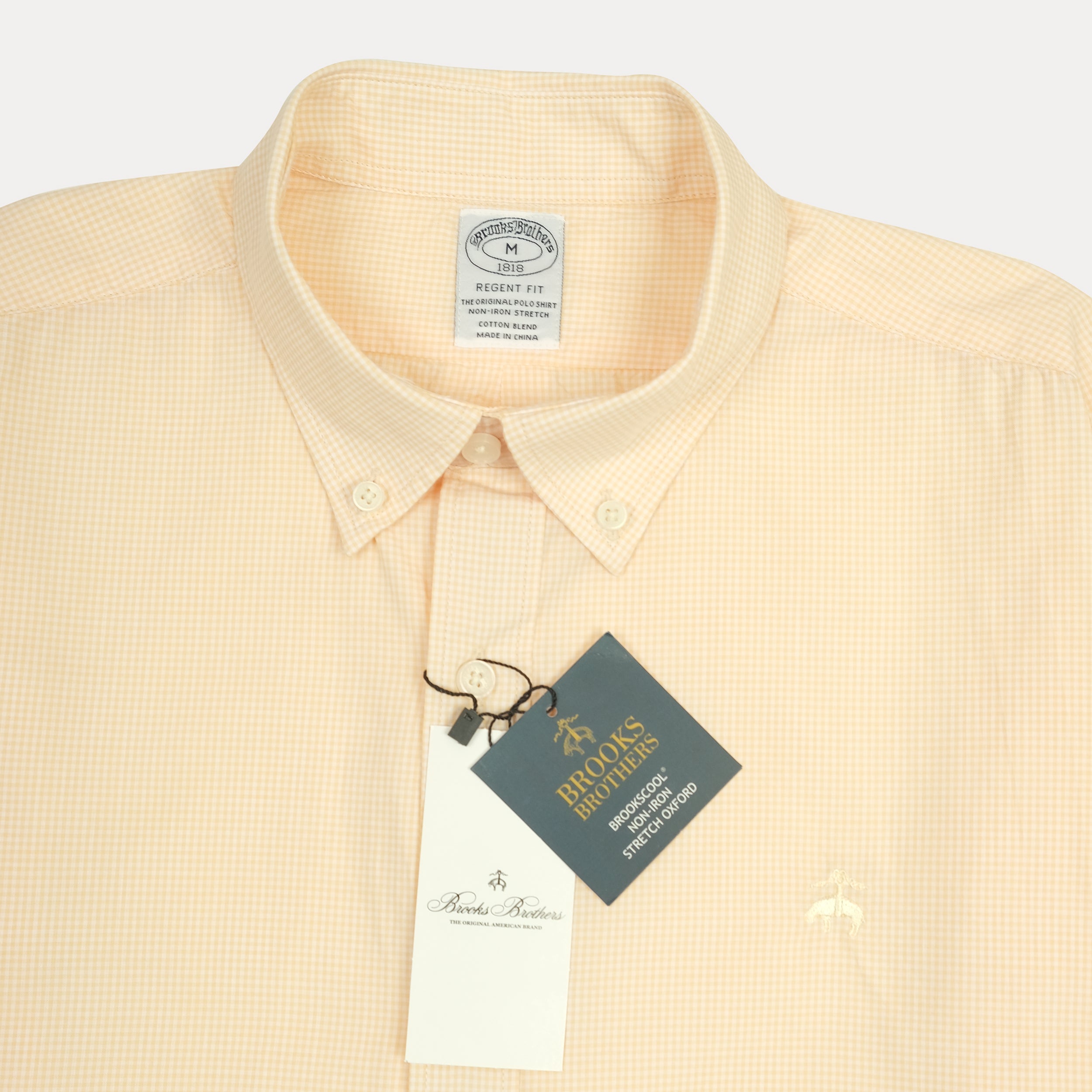 BROOKS BROTHERS Amber Dawn Tailored Fit Long Sleeve Gingham Shirt