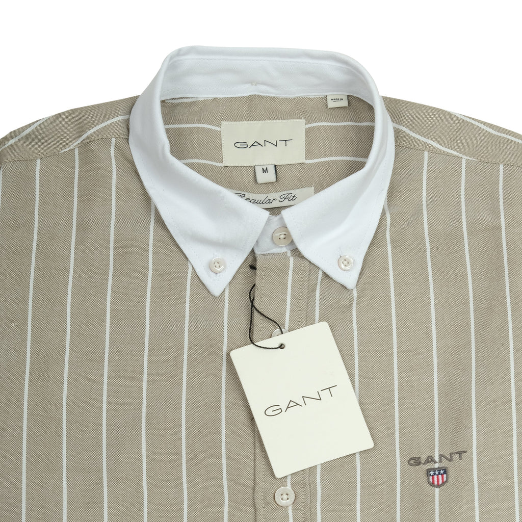 GANT Whispering Sand Classic Fit Long Sleeve Button-Up Shirt