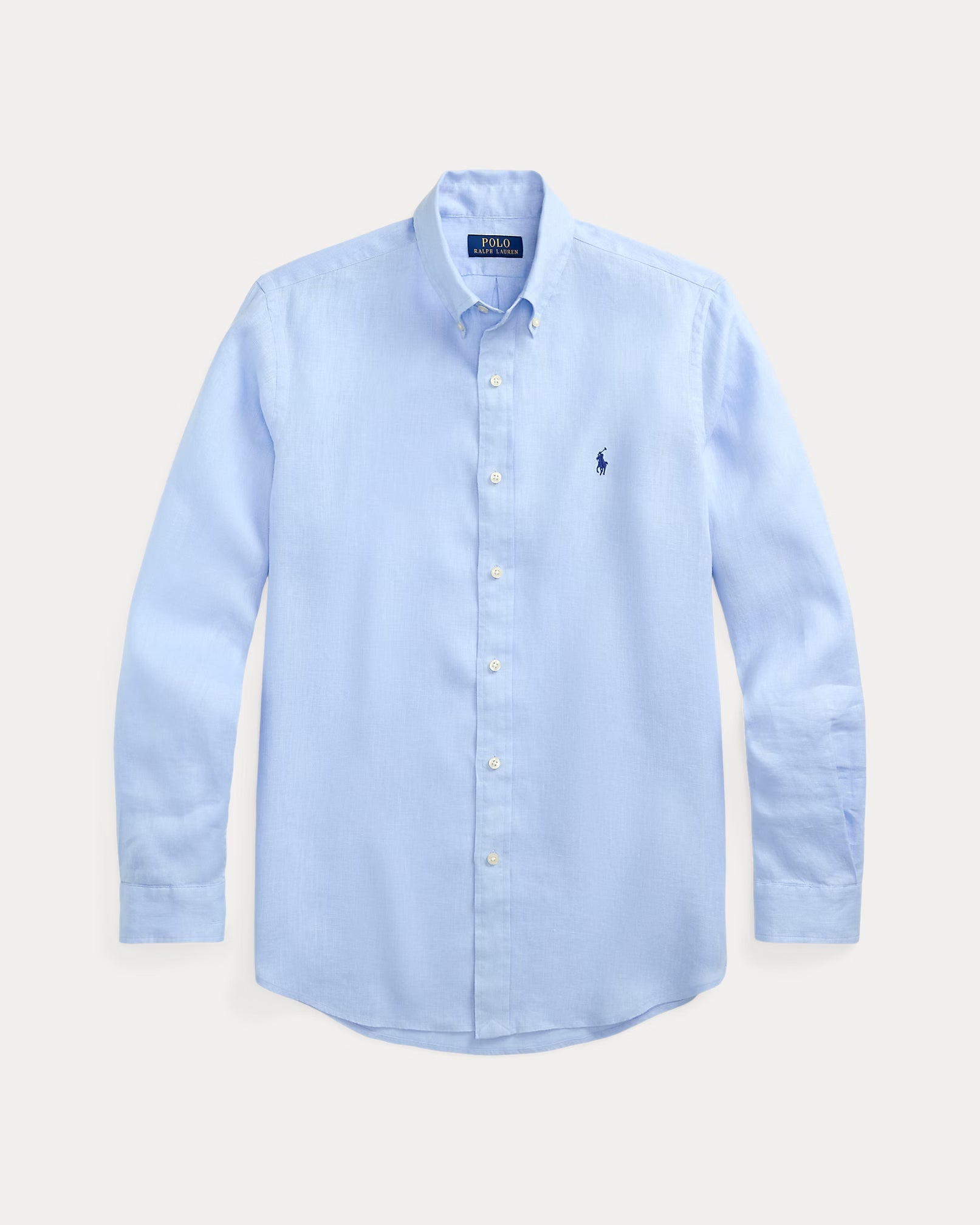 POLO RALPH LAUREN Celestial Aqua Tailored Fit Long Sleeve Button-Up Shirt